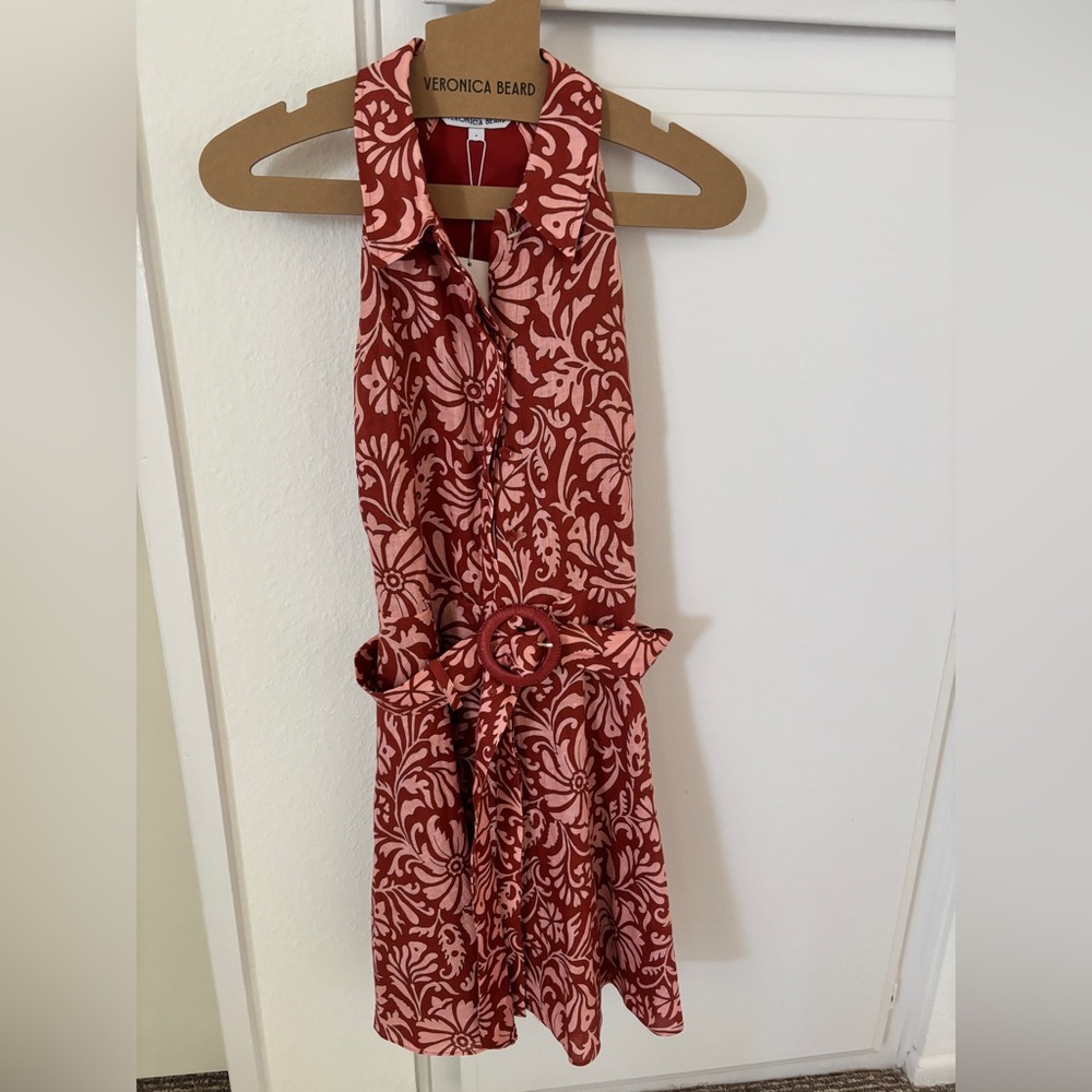 NWT Veronica Beard Scarlet Floral Mini Dress  SIZE 6
